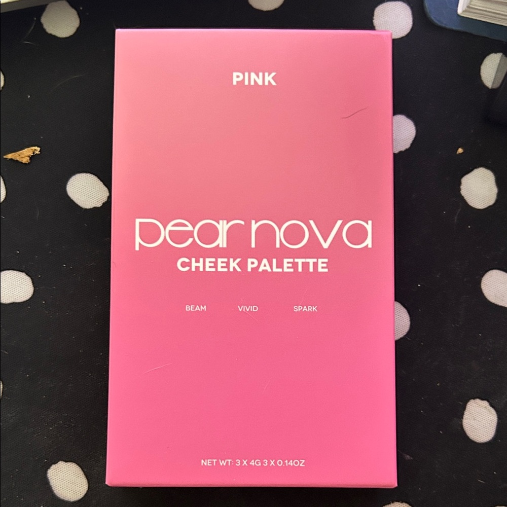 Pear Nova Pink Cheek Palette with Beam, Vivid, Spark